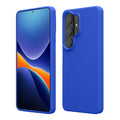 kwmobile Hülle kompatibel mit Samsung Galaxy S26 Ultra Hülle - Silikon Handy Case - Handyhülle weiche Oberfläche - kabelloses Laden - Baltik Blau Baltik Blau  