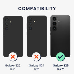 6x Folie kristallklar für Samsung Galaxy S26 - Transparent - Displayschutz