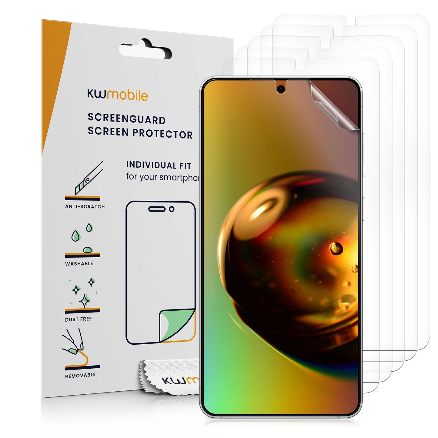 kwmobile 6x Displayschutzfolie kompatibel mit Samsung Galaxy S26 Ultra Folie - klare Schutzfolien Set in transparent Transparent  