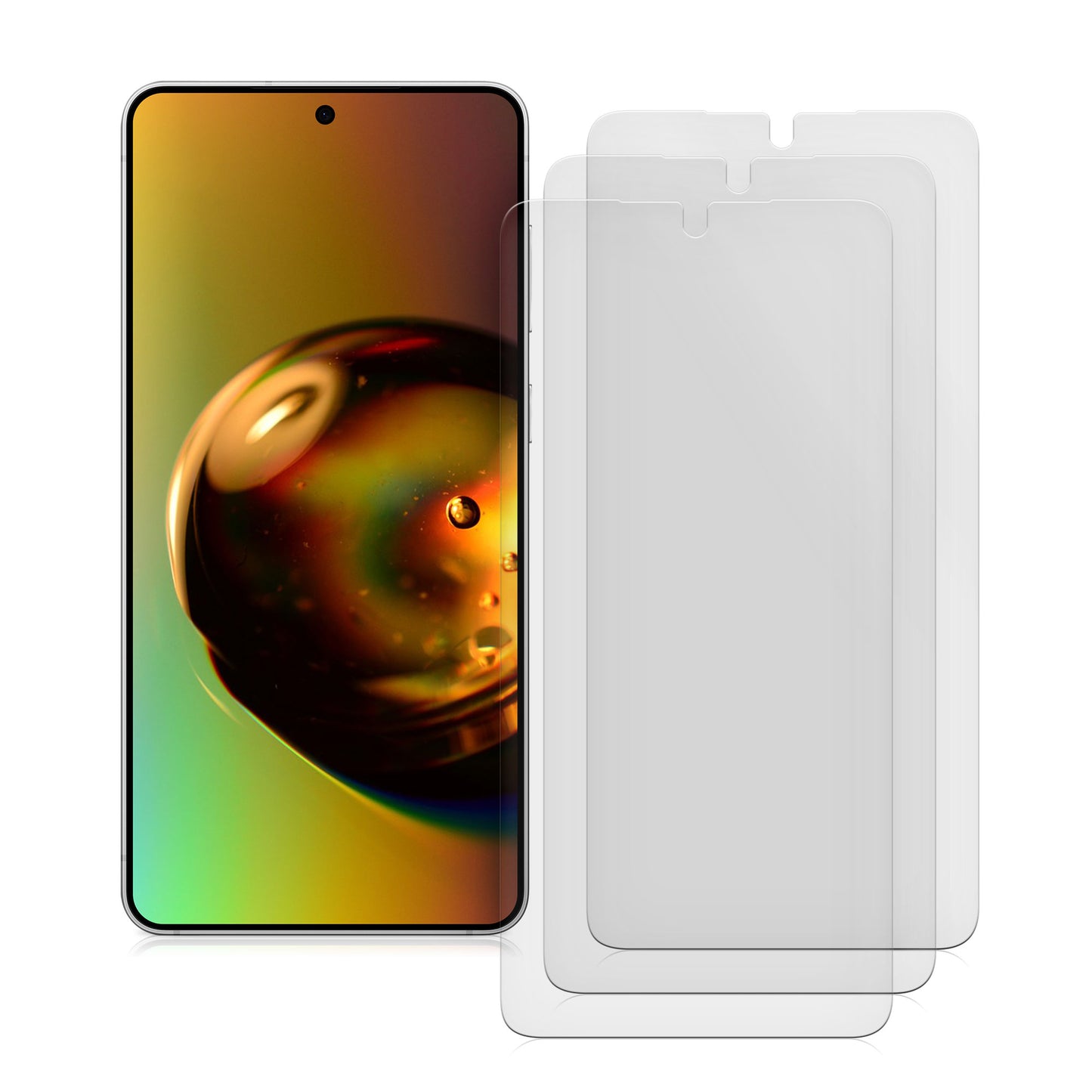 3x Displayschutzfolie matt kompatibel mit Samsung Galaxy S26