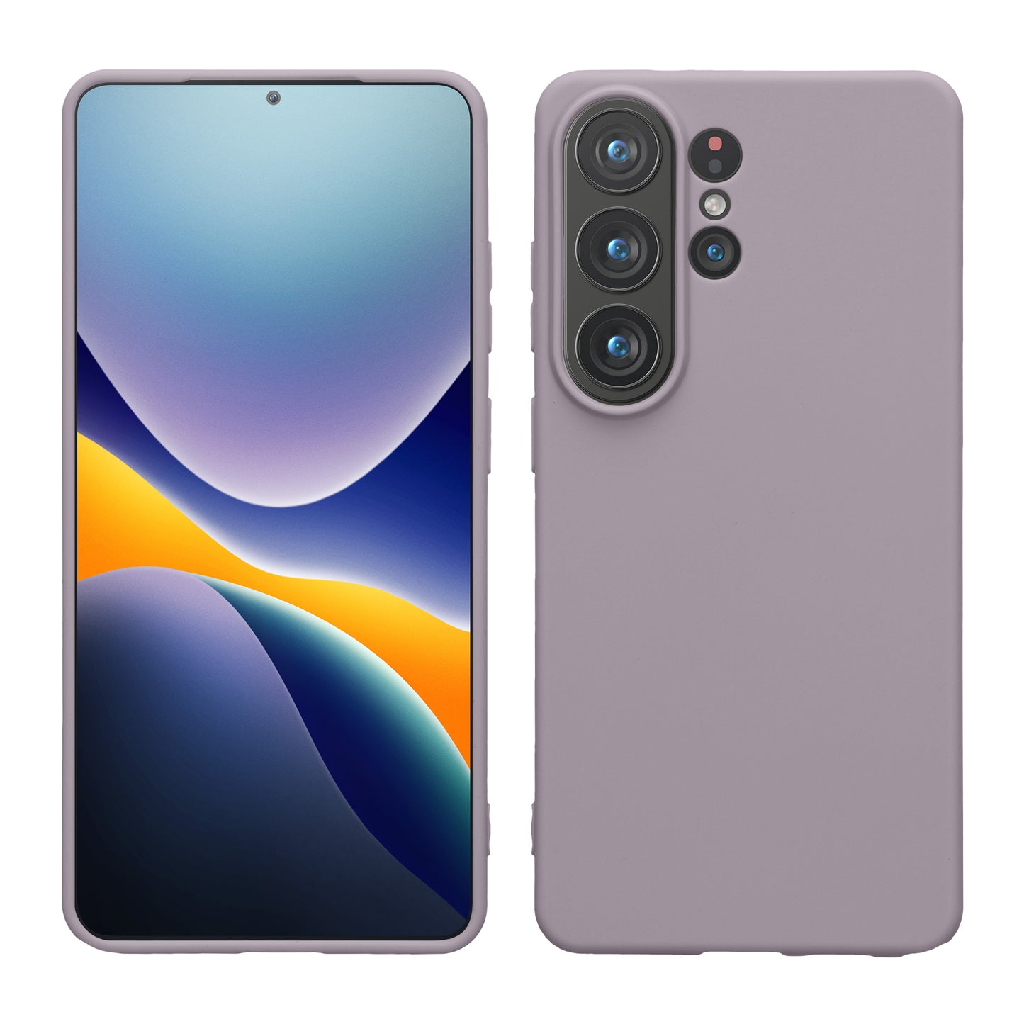 kwmobile Hülle kompatibel mit Samsung Galaxy S26 Ultra Hülle - weiches TPU Silikon Case - Cover geeignet für kabelloses Laden - Lavendel Lavendel  