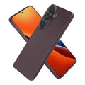 kwmobile Case kompatibel mit Samsung Galaxy S26 Plus Hülle - Schutzhülle aus Silikon metallisch schimmernd - Handyhülle Metallic Brombeere Metallic Brombeere  