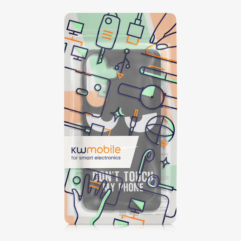 kwmobile Hülle kompatibel mit Samsung Galaxy S26 Plus Handyhülle Silikon Case Don't touch my Phone