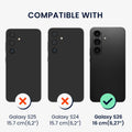 kwmobile Kunstleder Handyhülle kompatibel mit Samsung Galaxy S26 Hülle - Brieftaschen Schutzhülle aus PU-Leder mit Displayschutz und RFID-Schutz