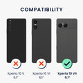 kwmobile Handyhülle für Sony Xperia 10 VII Hülle - Kabelloses Laden - Schutzhülle Cover