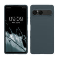 kwmobile Hülle kompatibel mit Sony Xperia 10 VII Hülle - weiches TPU Silikon Case - Cover geeignet für kabelloses Laden - Dunkler Schiefer Dunkler Schiefer  