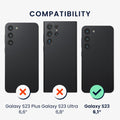 kwmobile Handyhülle für Samsung Galaxy S23 Hülle - weiches Handy Silikon Case - Schutzhülle Cover