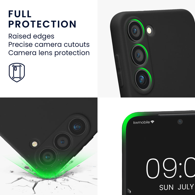 kwmobile Handyhülle für Samsung Galaxy S23 Hülle - weiches Handy Silikon Case - Schutzhülle Cover