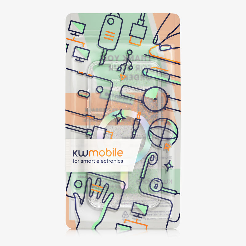 kwmobile Hülle kompatibel mit Samsung Galaxy S22 Handyhülle Hard Case mit TPU Bumber Schutzhülle kompatibel mit MagSafe Kameraschutz