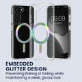 kwmobile Hülle kompatibel mit Samsung Galaxy S22 Handyhülle Hard Case mit TPU Bumber Schutzhülle kompatibel mit MagSafe Kameraschutz