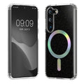 kwmobile Hülle kompatibel mit Samsung Galaxy S23 Handyhülle Hard Case mit TPU Bumber Schutzhülle kompatibel mit MagSafe Kameraschutz