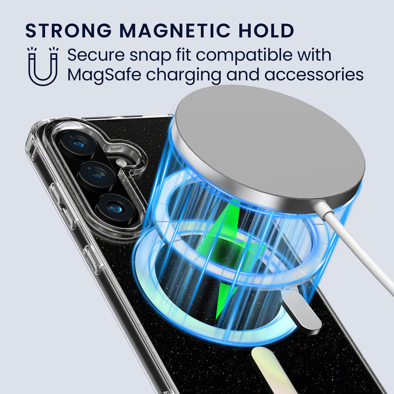 kwmobile Hülle kompatibel mit Samsung Galaxy S26 Handyhülle Hard Case mit TPU Bumper Schutzhülle kompatibel mit MagSafe Kameraschutz