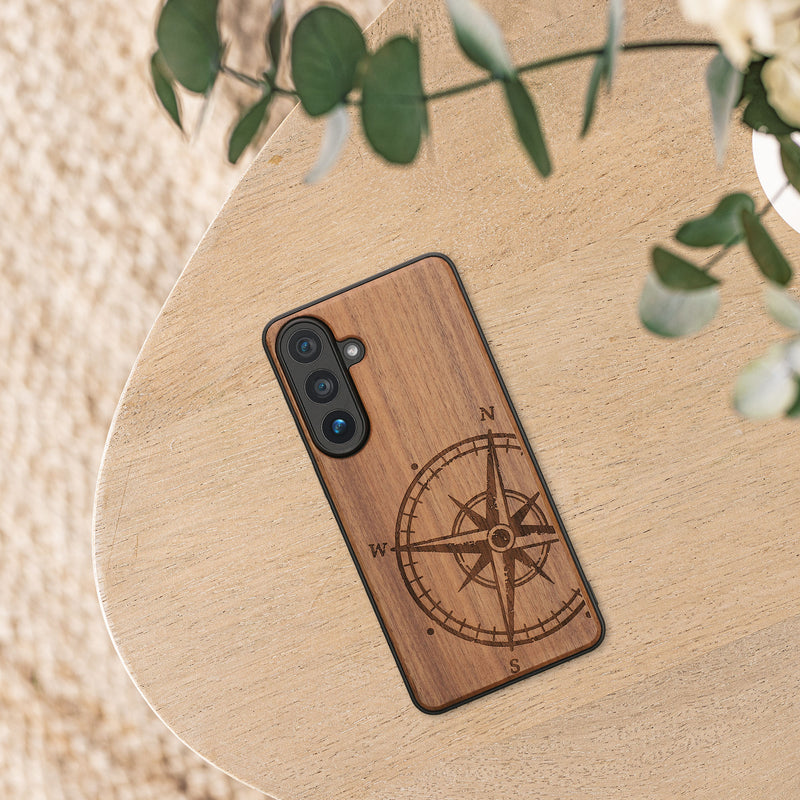 kwmobile Hülle kompatibel mit Samsung Galaxy S26 Plus Hülle Handy Cover TPU Handyhülle Kompass Vintage