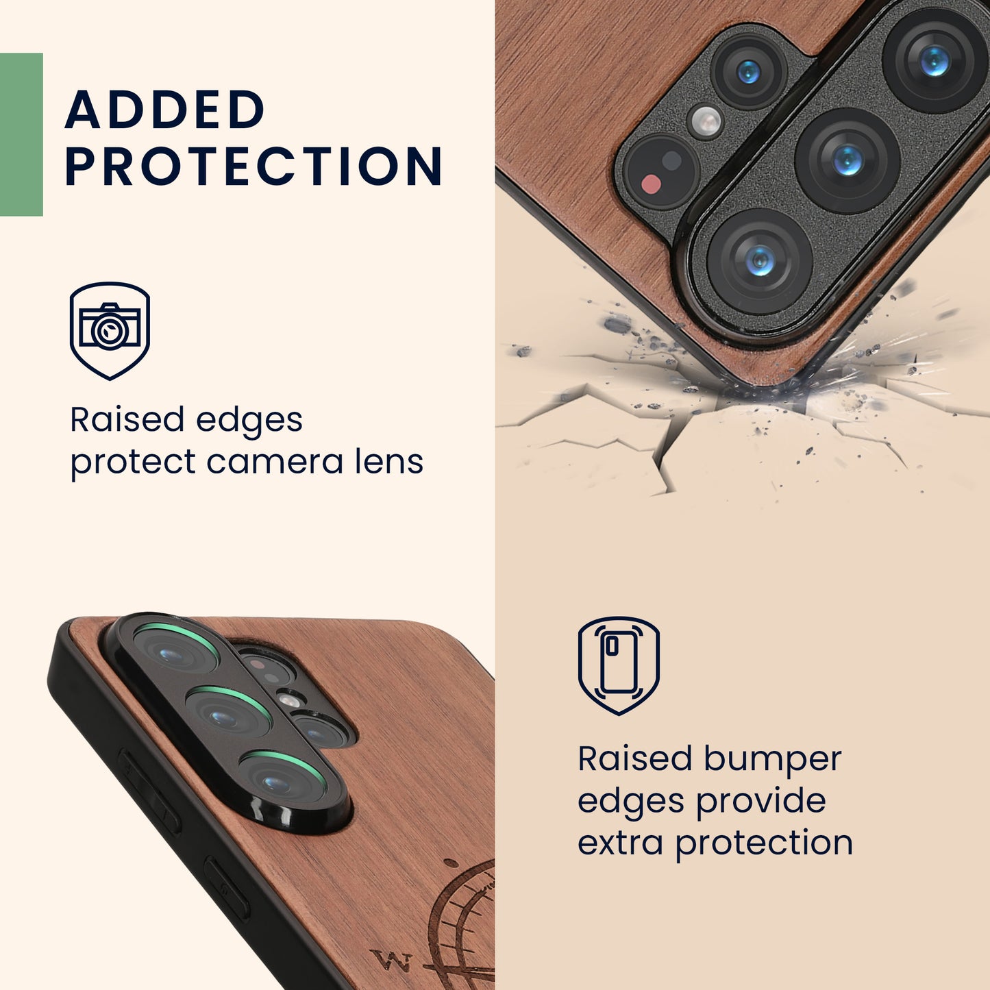 kwmobile Hülle kompatibel mit Samsung Galaxy S26 Ultra Hülle - Case - Handy Cover - TPU Handyhülle Kompass Vintage
