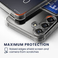 kwmobile Hülle mit Kartenfach kompatibel mit Samsung Galaxy A55 5G - Soft Case - Schutzhülle