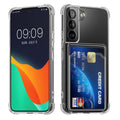 kwmobile Hülle mit Kartenfach kompatibel mit Samsung Galaxy S22 Soft Case Schutzhülle