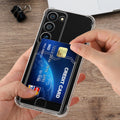 kwmobile Hülle mit Kartenfach kompatibel mit Samsung Galaxy S23 Soft Case Schutzhülle