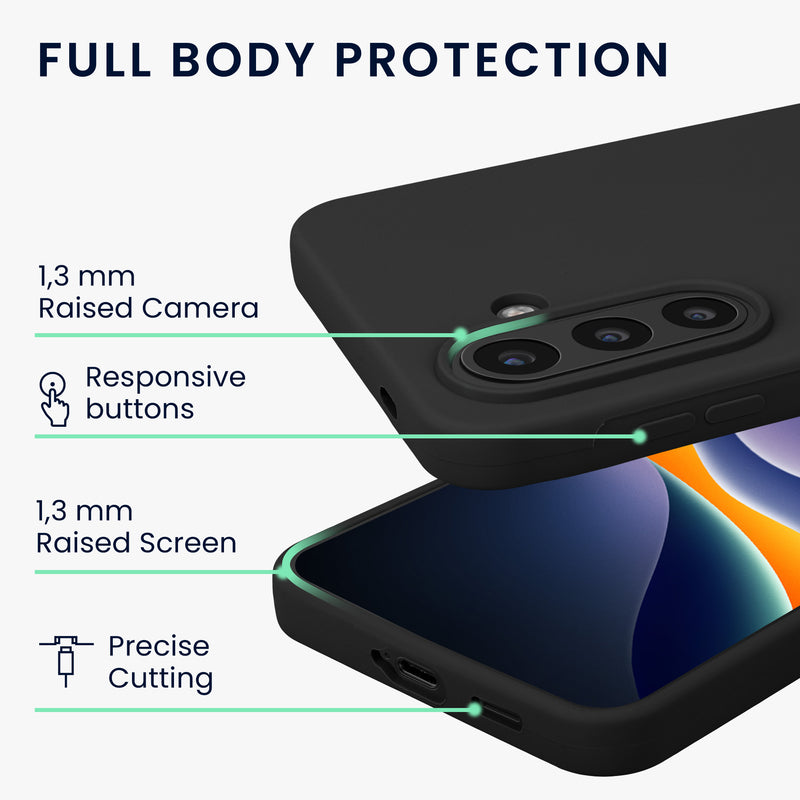 kwmobile Handyhülle für Samsung Galaxy A57 5G - Case Silikon - Kabelloses Laden - Schutzhülle Cover