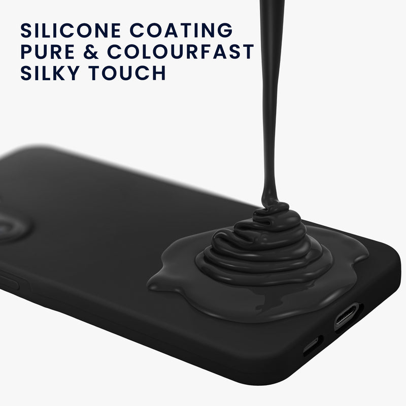 kwmobile Handyhülle für Samsung Galaxy A57 5G - Case Silikon - Kabelloses Laden - Schutzhülle Cover