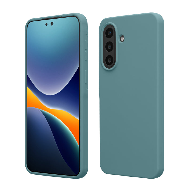 kwmobile Hülle kompatibel mit Samsung Galaxy A57 5G Hülle - Silikon Handy Case - Handyhülle weiche Oberfläche - kabelloses Laden - Arctic Night Arctic Night  