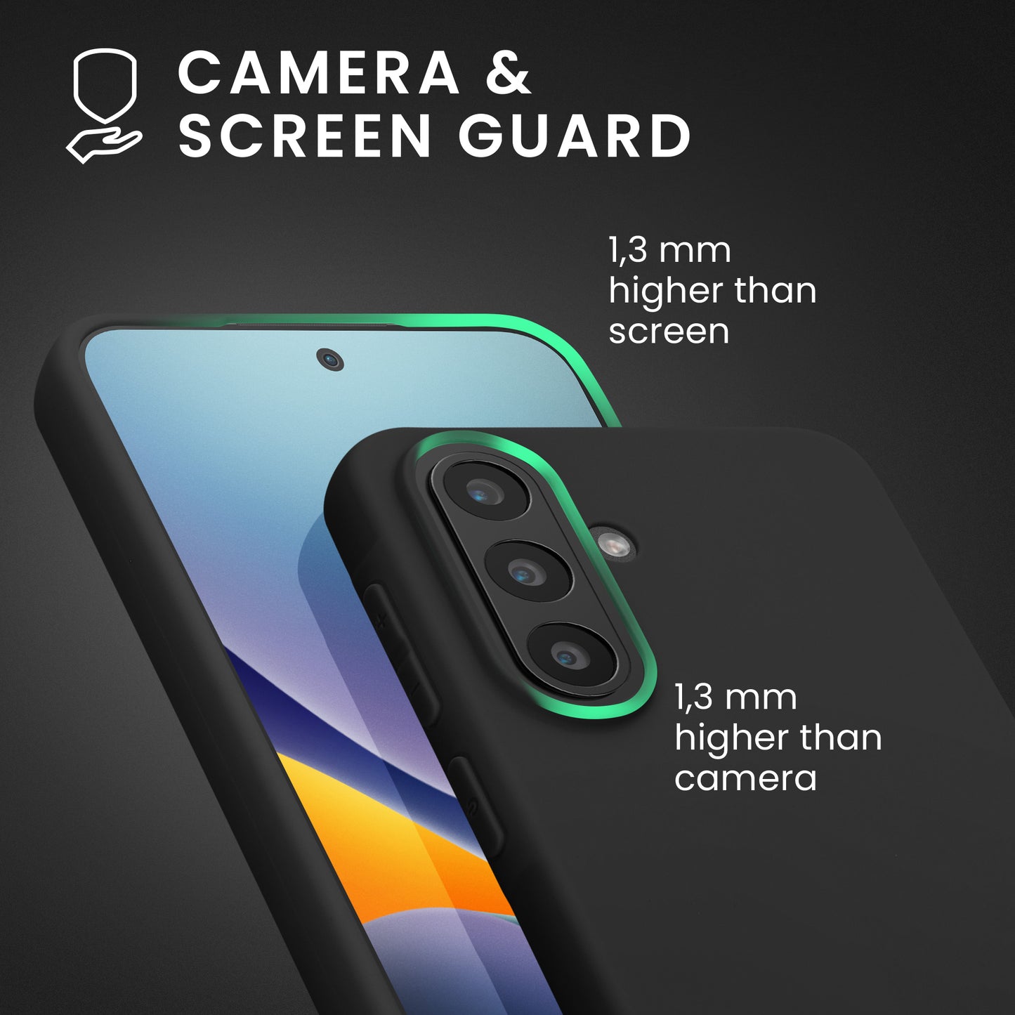 kwmobile Handyhülle für Samsung Galaxy A57 5G Hülle - Kabelloses Laden - Schutzhülle Cover