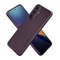 kwmobile Case kompatibel mit Samsung Galaxy A57 5G Hülle - Schutzhülle aus Silikon metallisch schimmernd - Handyhülle Metallic Brombeere Metallic Brombeere  