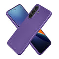 kwmobile Case kompatibel mit Samsung Galaxy A57 5G Hülle - Schutzhülle aus Silikon metallisch schimmernd - Handyhülle Metallic Blauviolett Metallic Blauviolett  