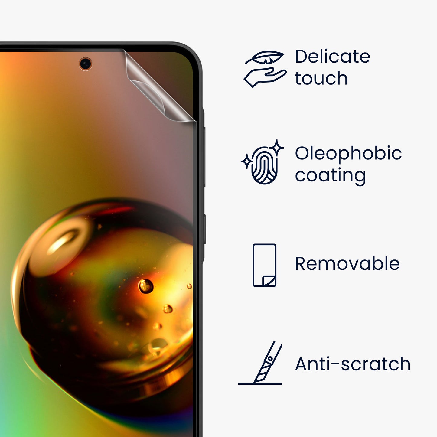 3x Folie kristallklar für Samsung Galaxy A57 5G