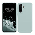 kwmobile Hülle kompatibel mit Samsung Galaxy A37 5G Hülle - Silikon Handy Case - Handyhülle weiche Oberfläche - kabelloses Laden - Cool Mint Cool Mint  