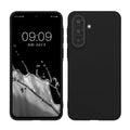 kwmobile Hülle kompatibel mit Samsung Galaxy A37 5G Hülle - weiches TPU Silikon Case - Cover geeignet für kabelloses Laden - Schwarz Schwarz  