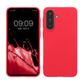 kwmobile Hülle kompatibel mit Samsung Galaxy A37 5G Hülle - weiches TPU Silikon Case - Cover geeignet für kabelloses Laden - Neon Pink Neon Pink  