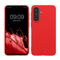kwmobile Hülle kompatibel mit Samsung Galaxy A37 5G Hülle - weiches TPU Silikon Case - Cover geeignet für kabelloses Laden - Klassisch Rot Klassisch Rot  