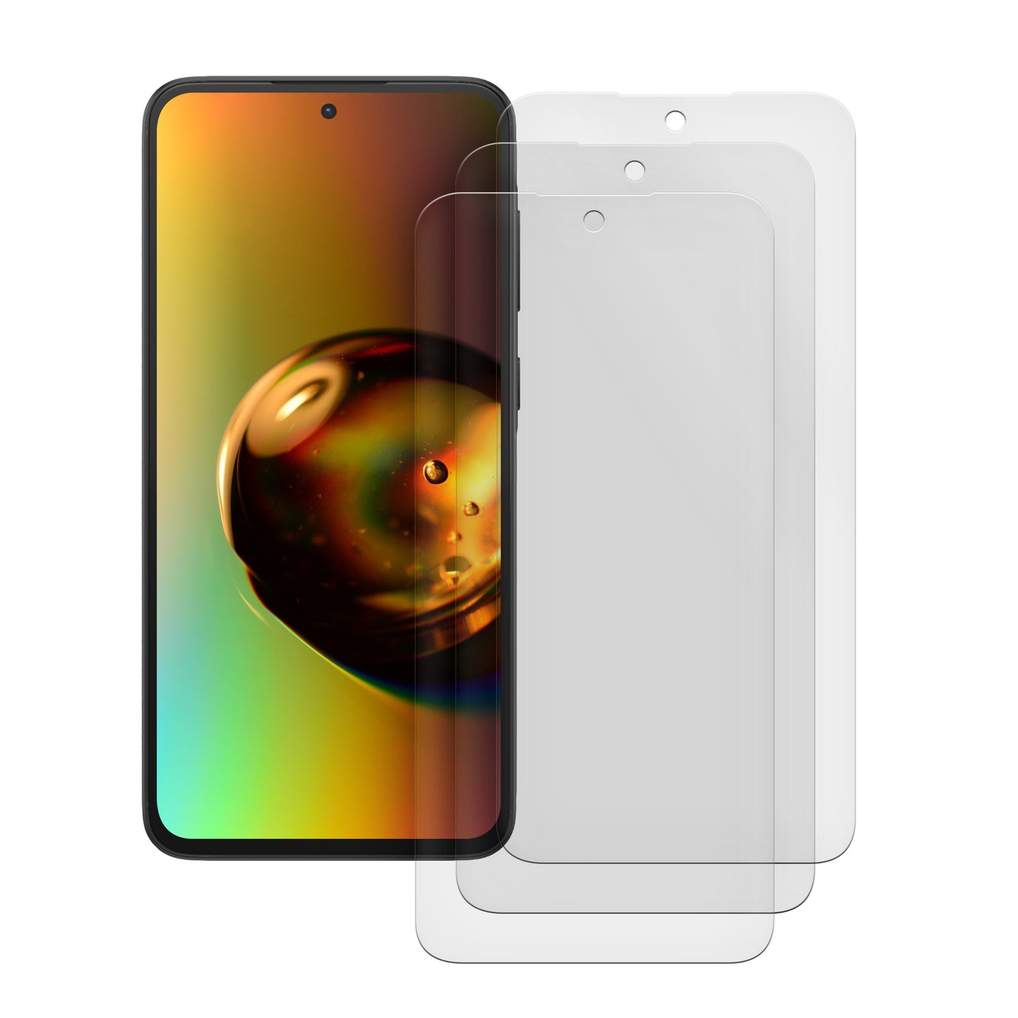 3x Displayschutzfolie matt kompatibel mit Samsung Galaxy A37 5G