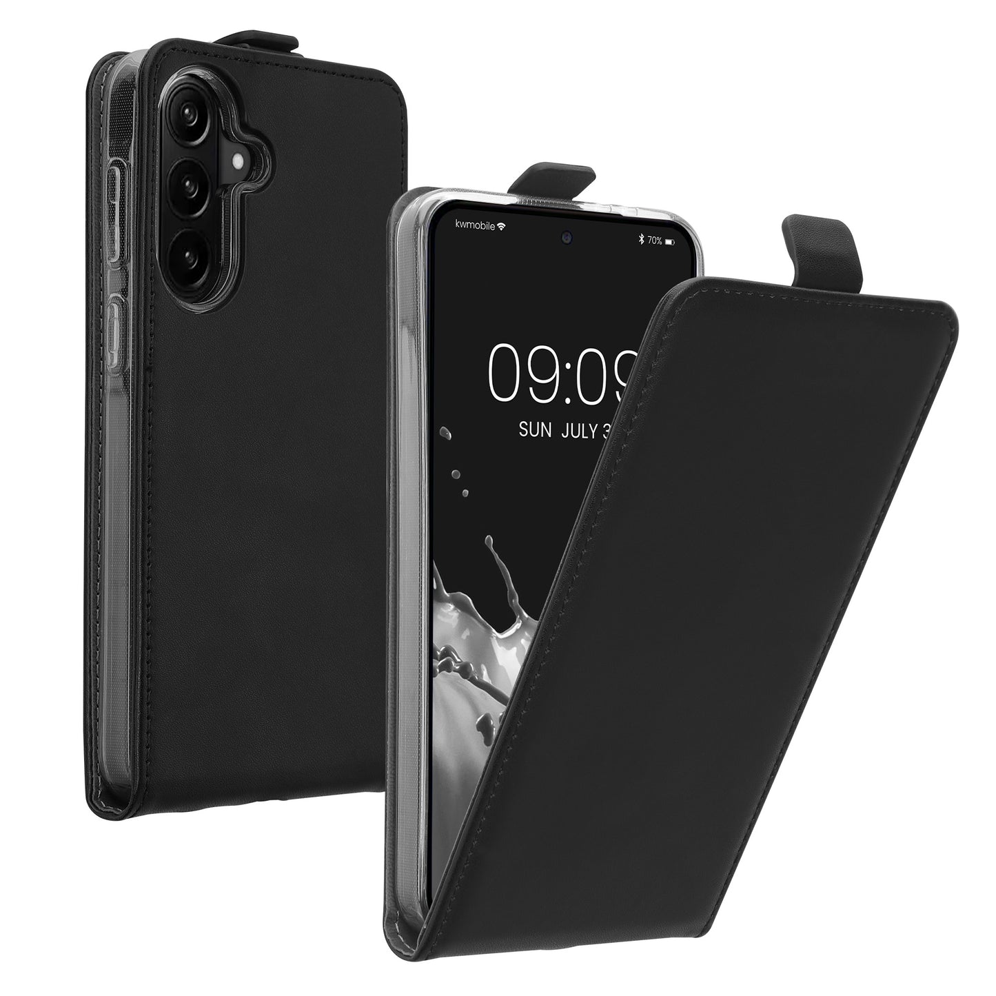 kwmobile Schutzhülle kompatibel mit Samsung Galaxy A37 5G - Flip Case Handyhülle