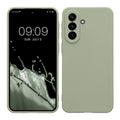 kwmobile Handyhülle kompatibel mit Samsung Galaxy A37 5G Hülle - Handy Case aus weichem Silikon in Graugrün Graugrün  