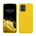 kwmobile Hülle kompatibel mit Motorola Moto G54 5G Hülle - Silikon Handy Case - Handyhülle weiche Oberfläche - kabelloses Laden - Strahlend Gelb Strahlend Gelb  