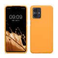 kwmobile Hülle kompatibel mit Motorola Moto G54 5G Hülle - Silikon Handy Case - Handyhülle weiche Oberfläche - kabelloses Laden - Fruity Orange Fruity Orange  