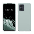 kwmobile Hülle kompatibel mit Motorola Moto G54 5G Hülle - Silikon Handy Case - Handyhülle weiche Oberfläche - kabelloses Laden - Cool Mint Cool Mint  