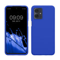 kwmobile Hülle kompatibel mit Motorola Moto G54 5G Hülle - Silikon Handy Case - Handyhülle weiche Oberfläche - kabelloses Laden - Baltik Blau Baltik Blau  
