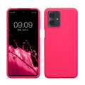 kwmobile Hülle kompatibel mit Motorola Moto G54 5G Hülle - Silikon Handy Case - Handyhülle weiche Oberfläche - kabelloses Laden - Neon Pink Neon Pink  