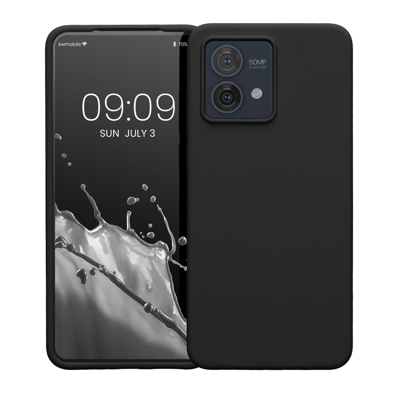 kwmobile Handyhülle für Motorola Moto G84 5G Hülle - Case Silikon - Kabelloses Laden - Schutzhülle Cover