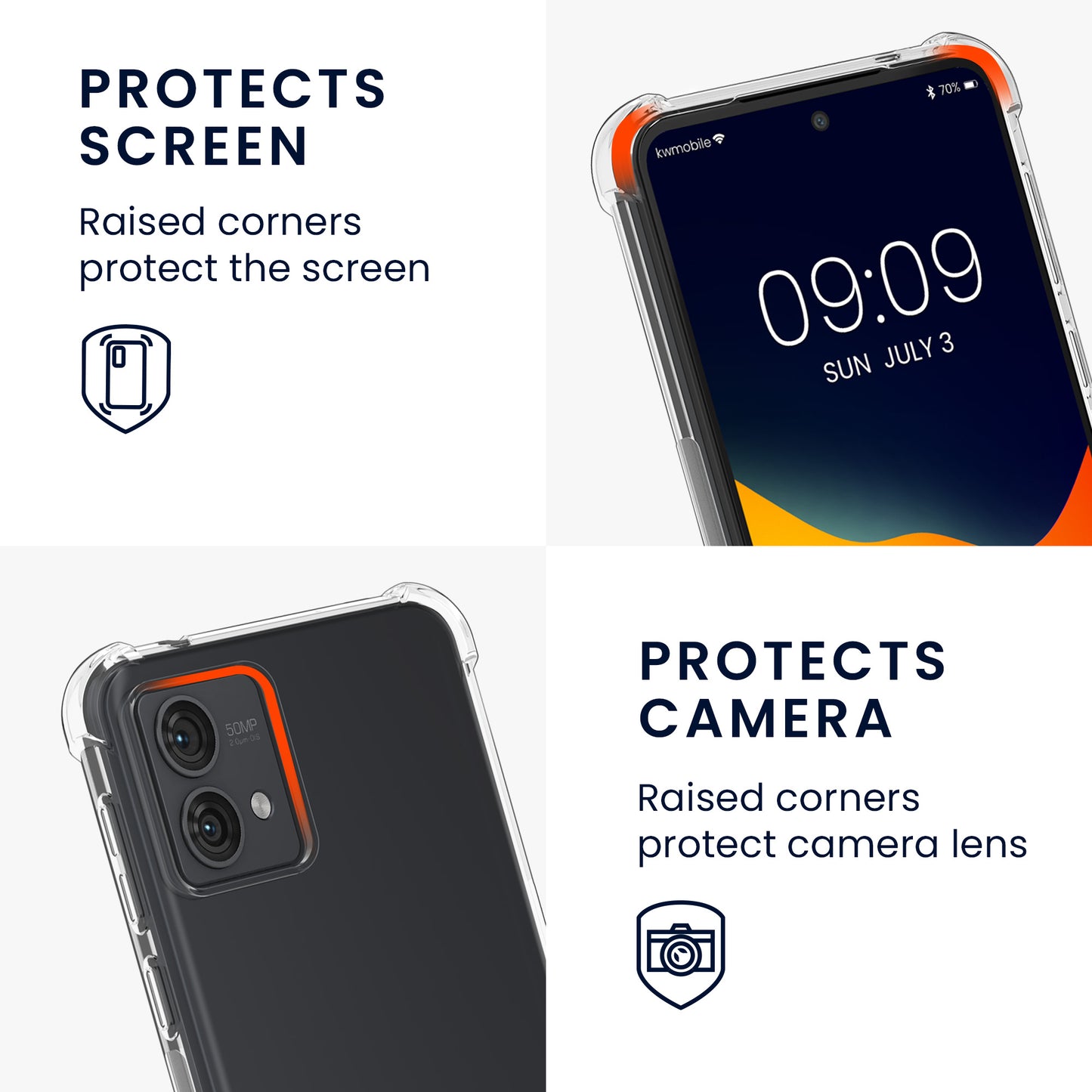 kwmobile Necklace Case kompatibel mit Motorola Moto G84 5G Hülle