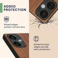 kwmobile Hülle kompatibel mit OnePlus Nord CE 3 Lite 5G / Nord N30 5G Hülle - Handy Cover - TPU Handyhülle Vintage Kompass mit Perlmutt