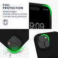 kwmobile Handyhülle für Apple iPhone 15 Hülle mit Fingerhalter und Stand Schutzhülle Cover