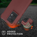 kwmobile Necklace Case kompatibel mit Motorola Edge 40 Neo Hülle - Cover mit Kordel zum Umhängen - Silikon Schutzhülle