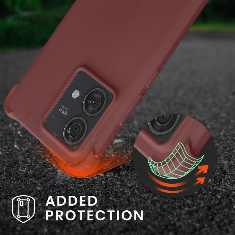 kwmobile Necklace Case kompatibel mit Motorola Edge 40 Neo Hülle - Cover mit Kordel zum Umhängen - Silikon Schutzhülle