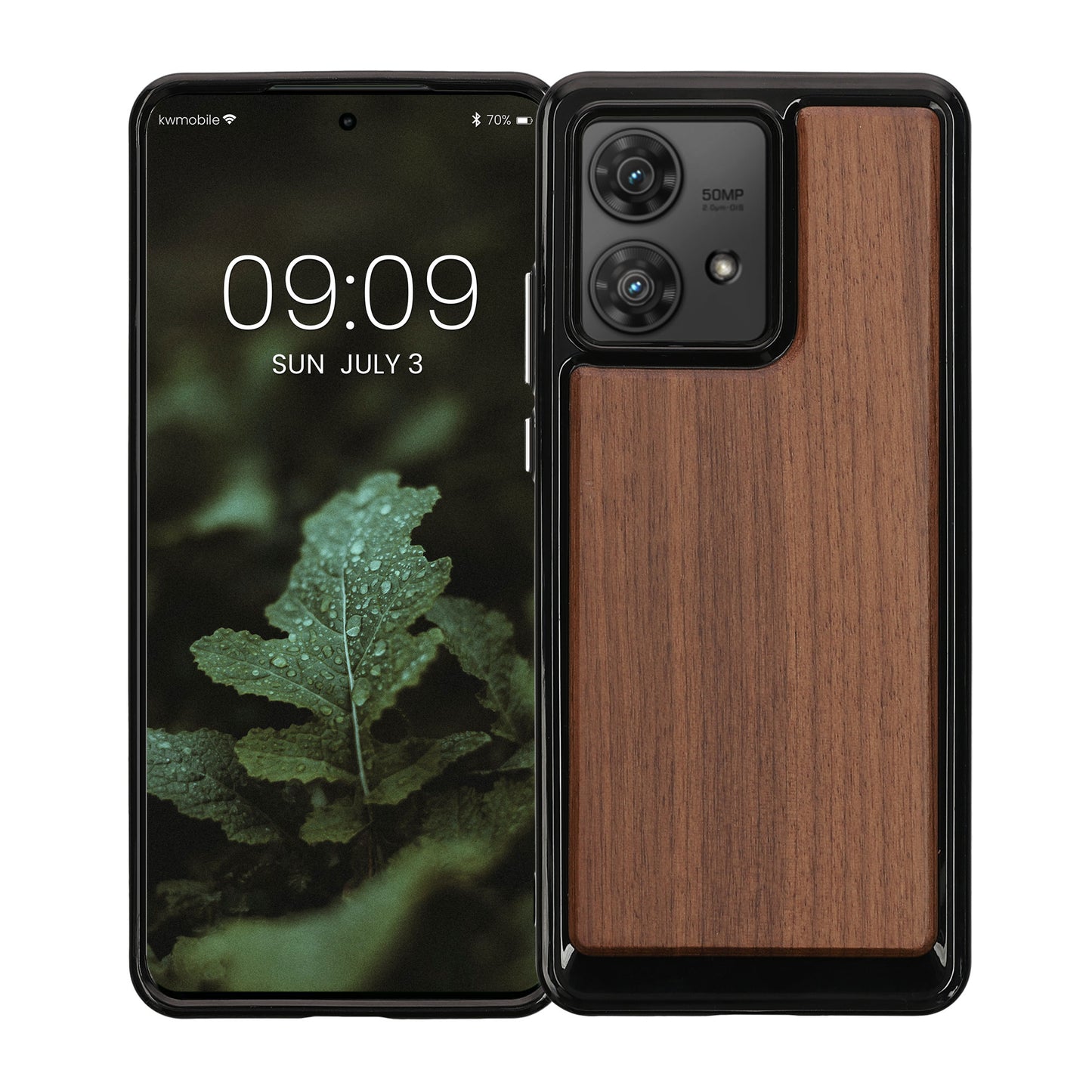 Holzhülle mit TPU Bumper für Motorola Edge 40 Neo
