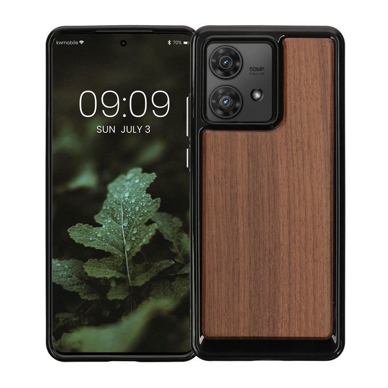 Holzhülle mit TPU Bumper für Motorola Edge 40 Neo