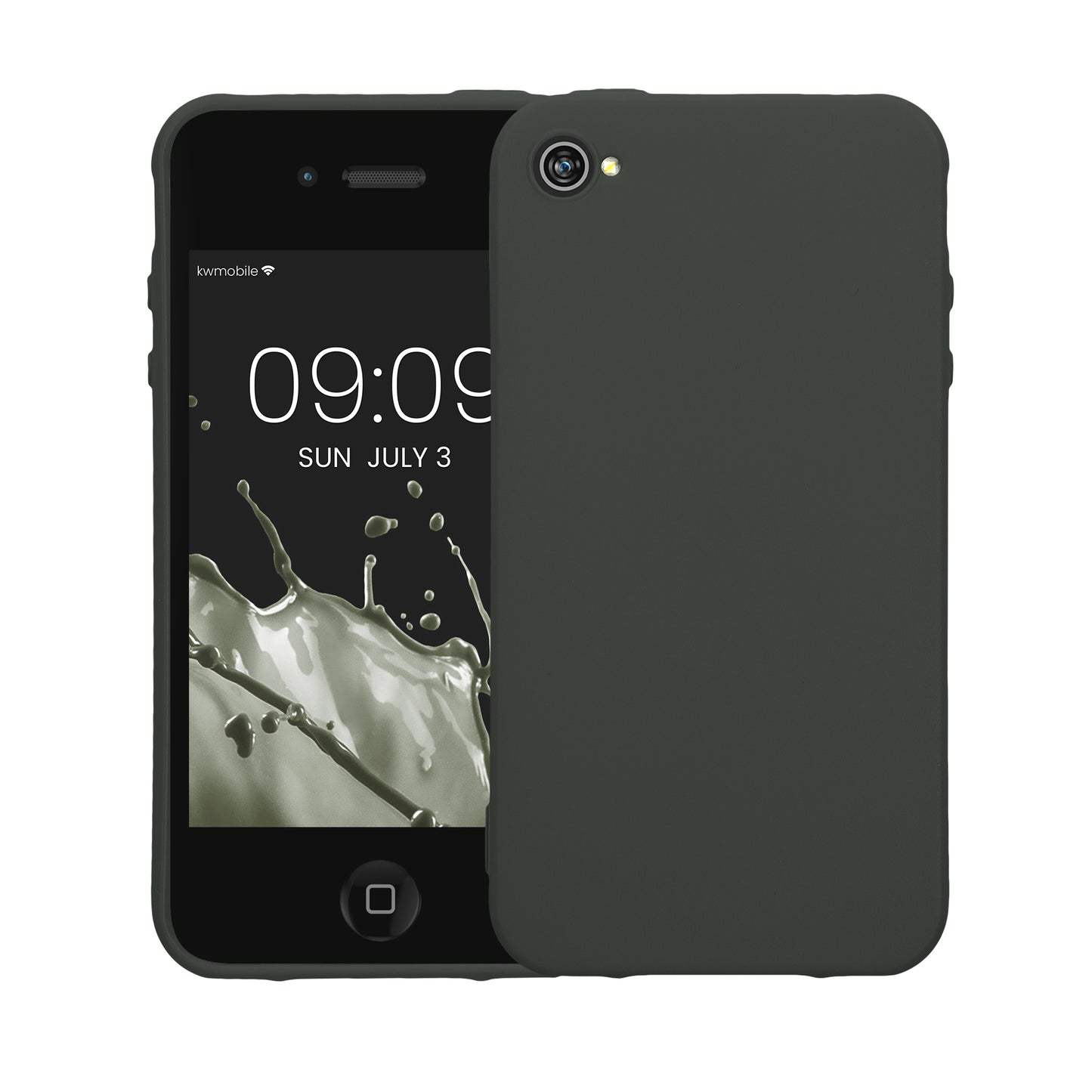 kwmobile Handyhülle für Apple iPhone 4 / 4S Hülle - Kabelloses Laden - Schutzhülle Cover