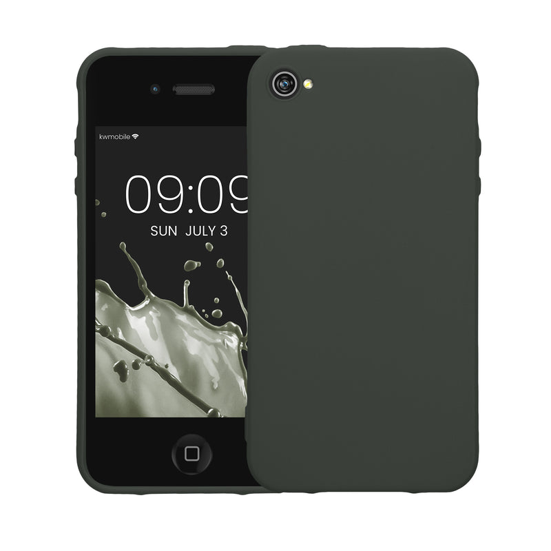 kwmobile Handyhülle für Apple iPhone 4 / 4S Hülle - Kabelloses Laden - Schutzhülle Cover